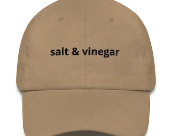 Gorra de papá con sal y vinagre: divertida gorra de béisbol bordada