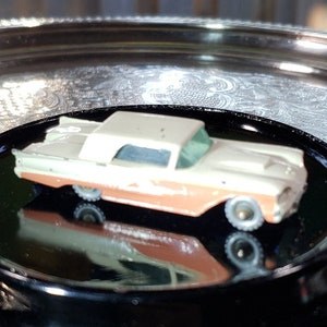 Vintage Matchbox Ford Thunderbird #75: Pink & White Lesney Diecast