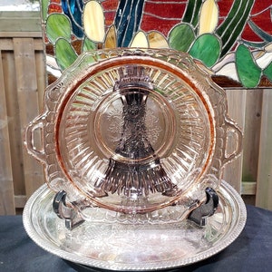 Beautiful Vintage Anchor Hocking Mayfair Open Rose Pink Depression Glass Vegetable Dish - Bring a Touch of Nostalgia to Your Home Decor!