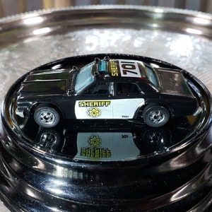 Vintage Hot Wheels 1977 Sheriff 701 Black Malaysia version- Diecast Cars
