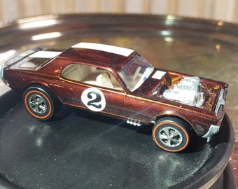 Vintage Restored Mattel Redline Hot Wheels Nitty Gritty Kitty - Root Beer