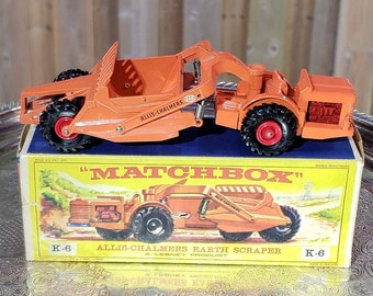 Matchbox King Size (K6-A-1) Allis Chambers Earth Scraper (1961