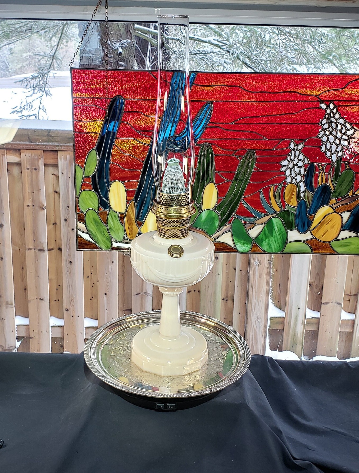 Vintage Uranium Custard Glass Aladdin Lincoln Drape Oil Lamp - Etsy