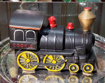 Steam Engine Cookie Jar: Mccoy Ceramic (1960s Collectible) - Etsy