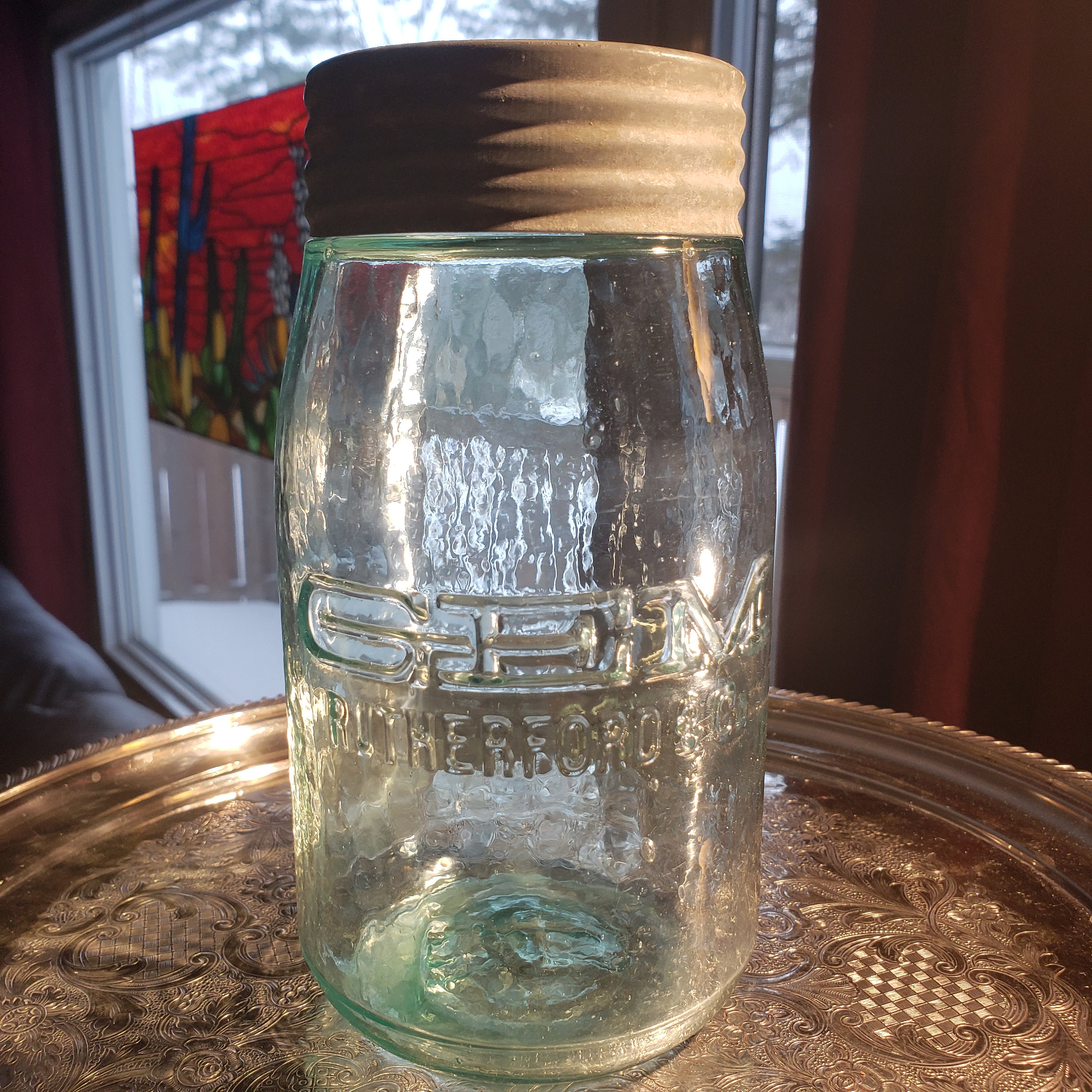 Gem Rutherford & Co Jar Clear Quart Lots of Strong - Etsy