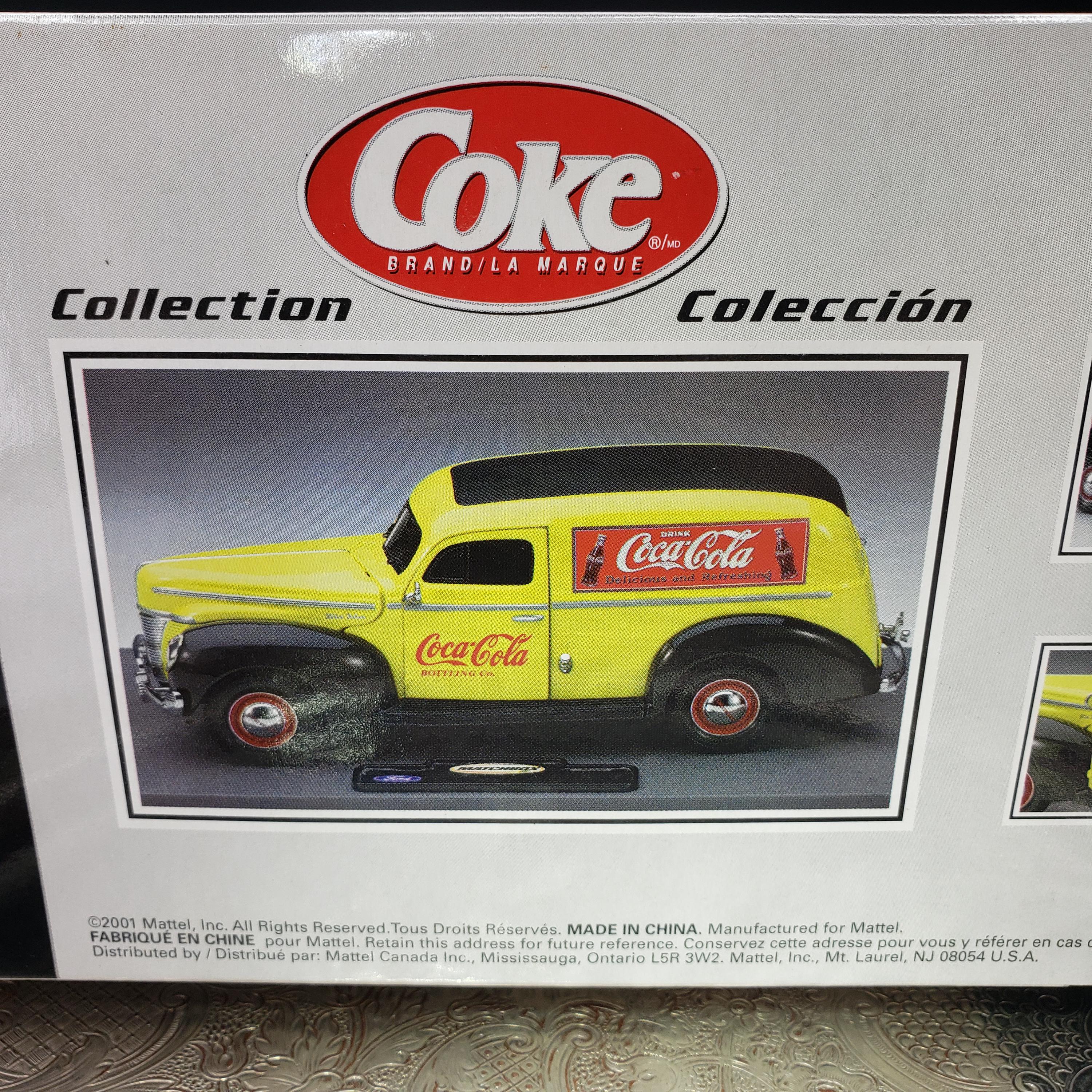 Matchbox Collection Coca-Cola - Ford Berline De Livraison 1940 - 1/18 - Boîte Scellée