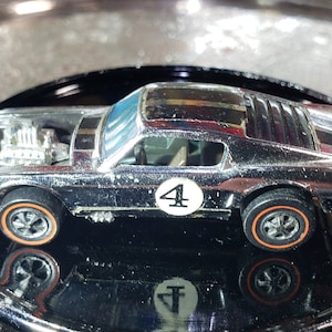 Vintage Mattel Redline Hot Wheels Mustang Boss Hoss Chrome