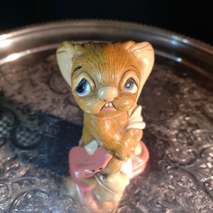 Vintage Pendelfin &quot; Totty &quot; Hand Painted Rabbits - Made In England, Collectible Rabbit, Free Shipping