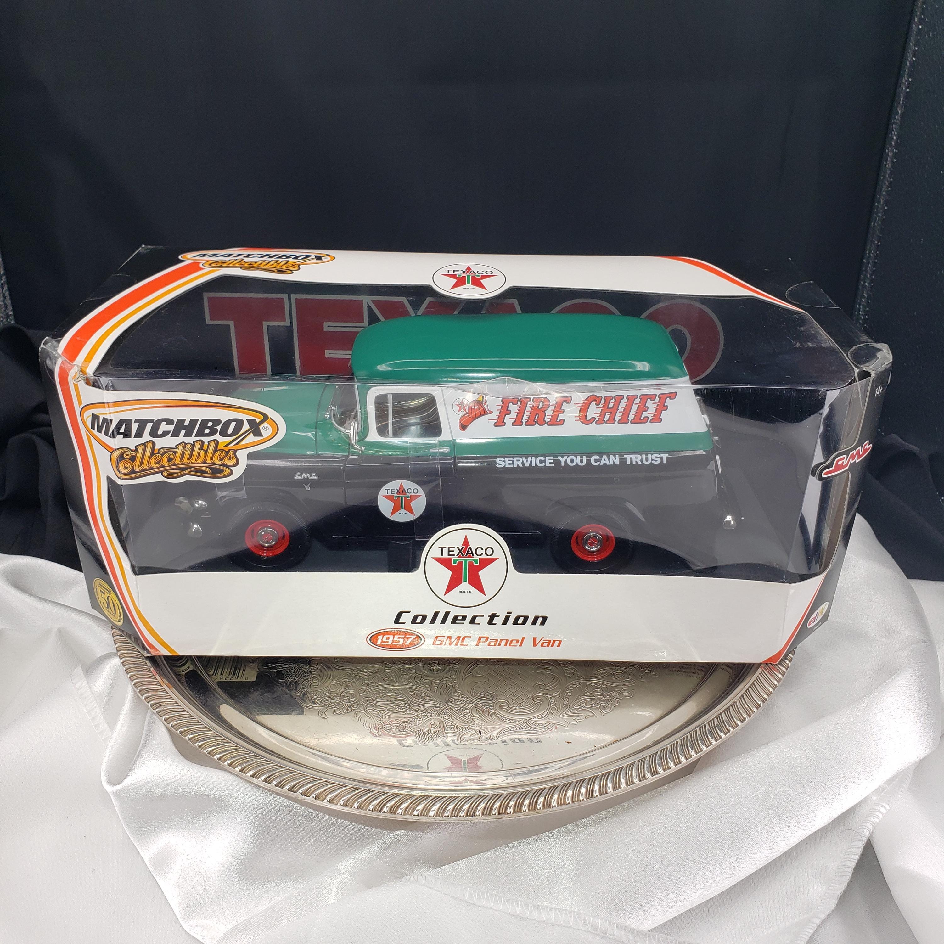 Vintage 1957 Texaco GMC Panel Van - Matchbox Collectible - Fire