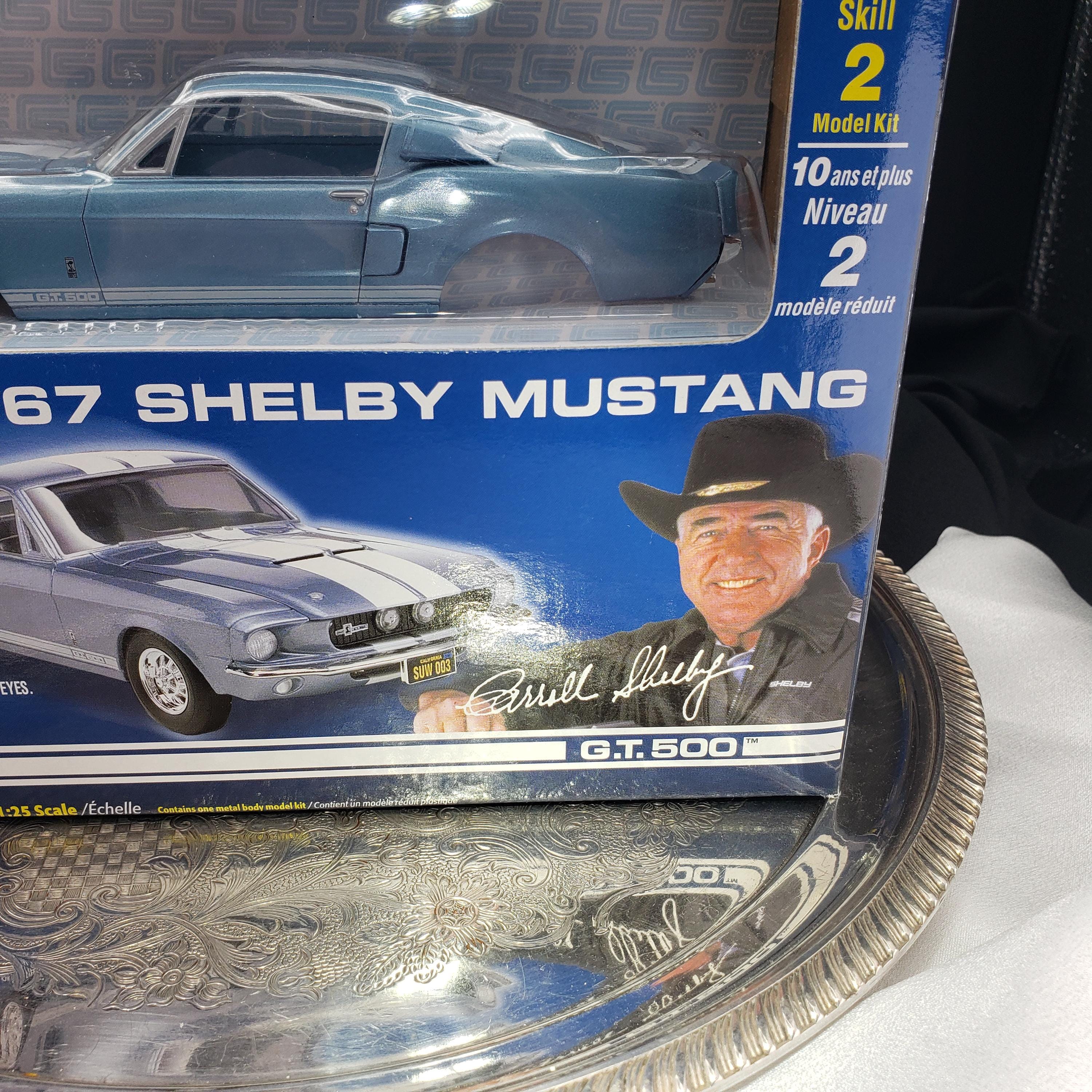 Vintage Revell 1967 Shelby Mustang GT 500 Metal Body Snap Kit - 1