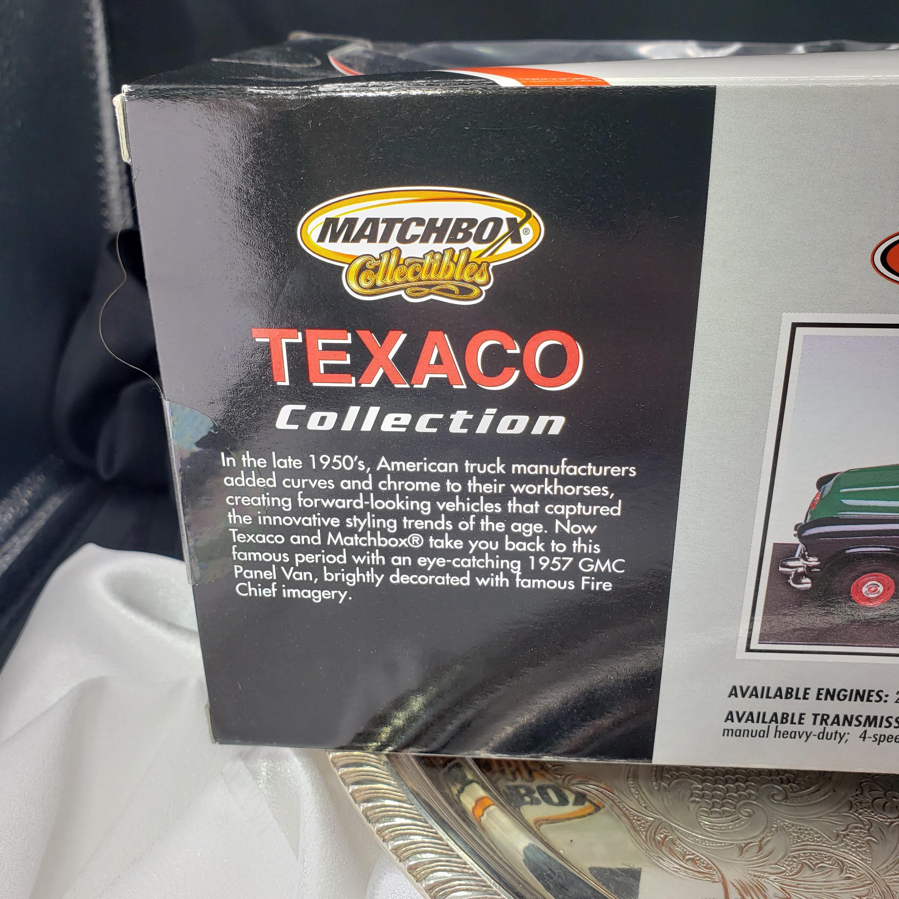 1957 Texaco GMC Panel Van - Matchbox Fire Chief Toy - Etsy