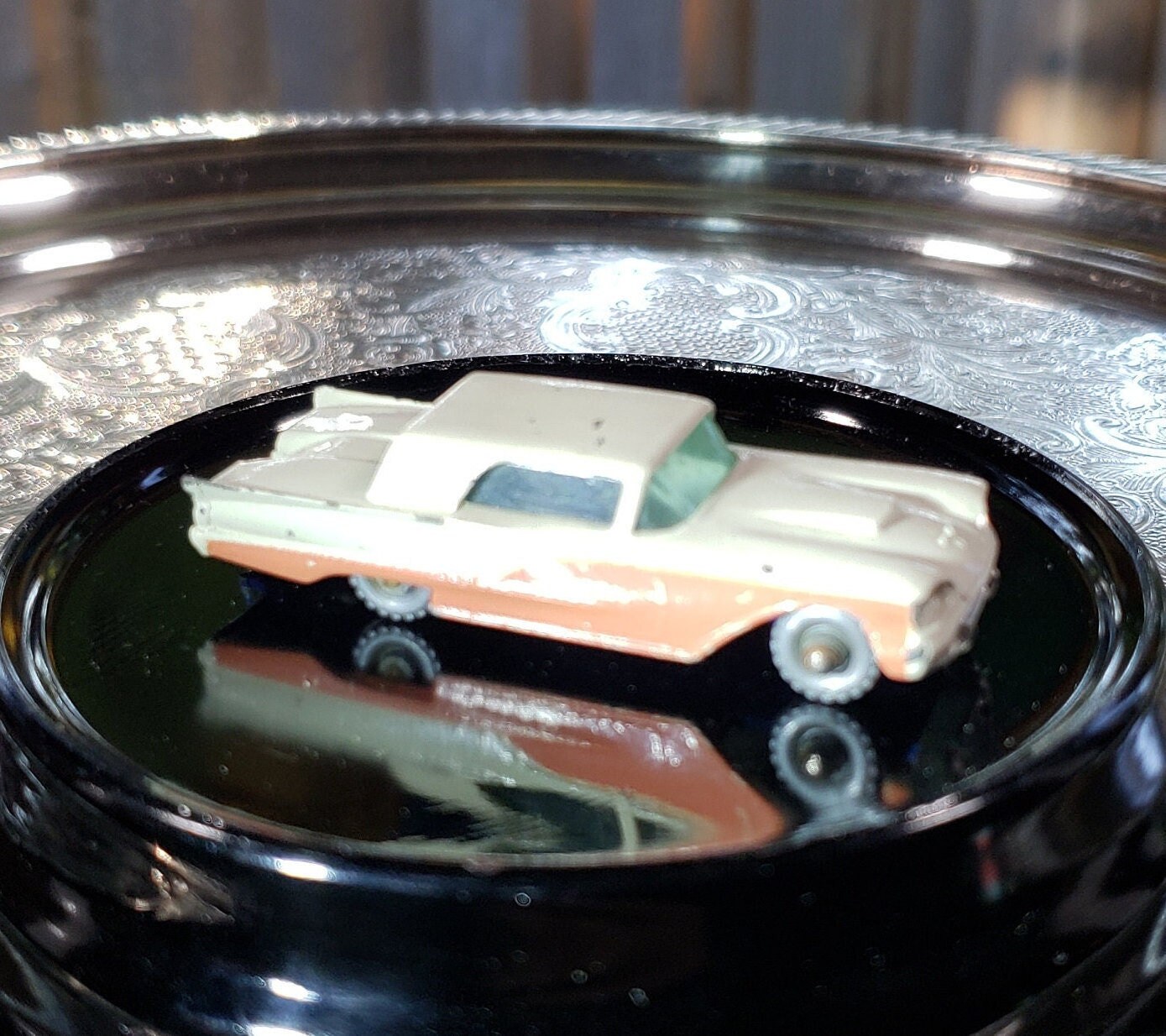 Vintage Matchbox Ford Thunderbird #75: Pink & White Lesney Diecast