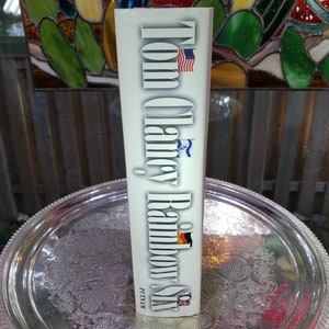 Vintage Tom Clancy Rainbow Six Hardcover First Edition - Copyright 1998, The Hunt For Red October image 3