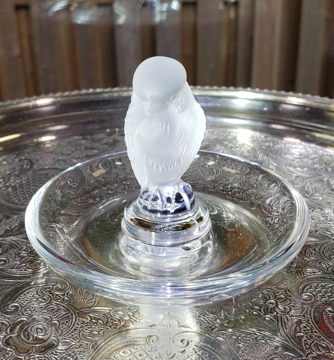 Lalique Crystal Ring Dish: French 1980s Bird Decor - Etsy
