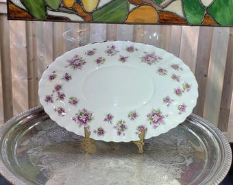 Vintage Royal Albert Sweet Violets Gravy Boat Dish - English China