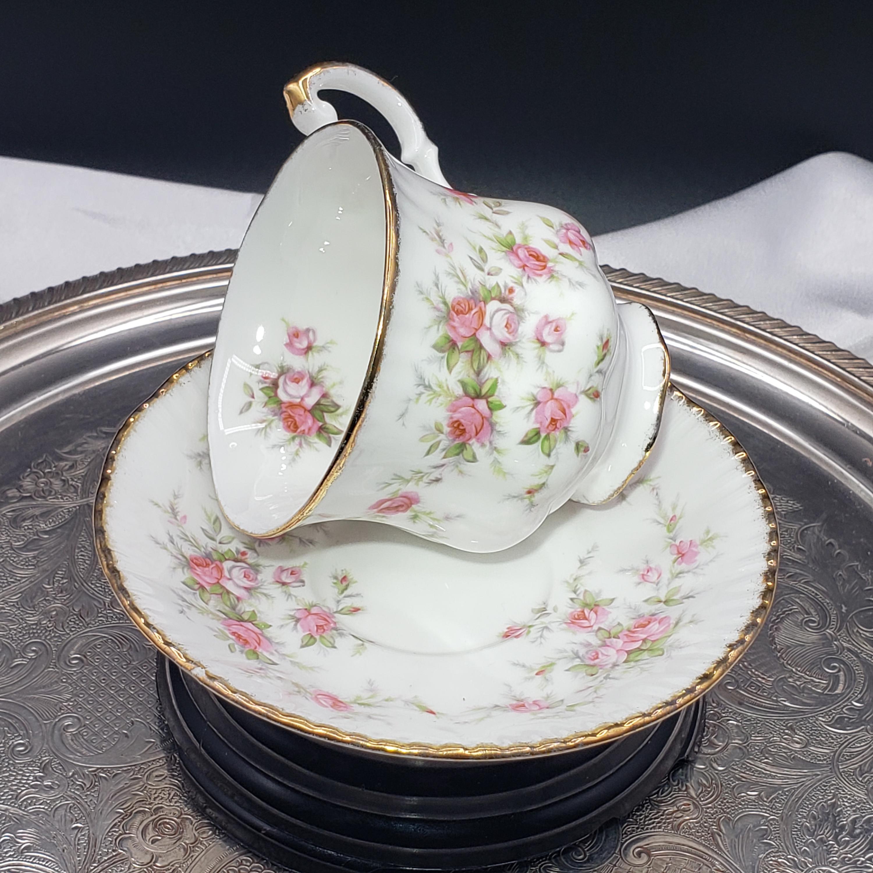 Paragon Victoriana Rose Bone China - Etsy