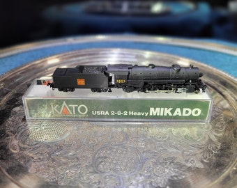 Vintage N Scale Kato Canadian National Heavy Mikado # 3803