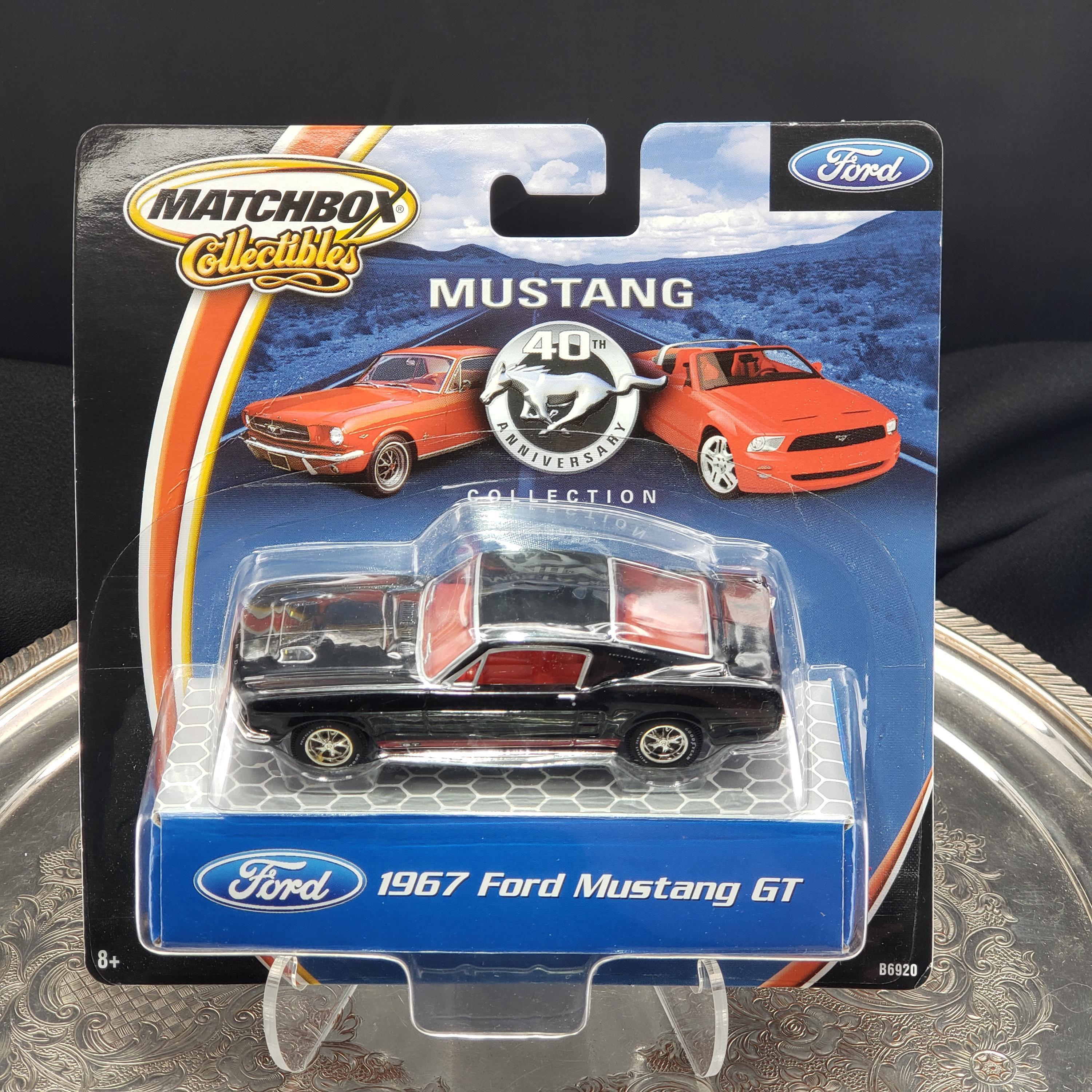 激レア ミニカー マッチボックス 8 FORD MUSTANG MUSTANG Ford Mustang GT Model: 1967 Matchbox Car (black and Red) - Etsy
