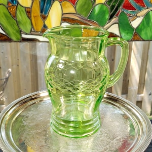 Uranium Or Vaseline Glass 1 Gallon Lemonade Pitcher Vintage for Sale in  Gainesville, GA - OfferUp