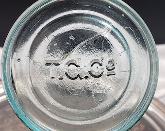 Canadian  "Bee Hive" Sealer Jar Alternate Lid - Reversed T.G.Co Glass Lid - Mason Jar Lid, Sealer Jar Lid, Free Shipping