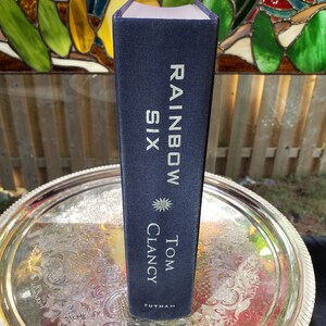 Vintage Tom Clancy Rainbow Six Hardcover First Edition - Copyright 1998, The Hunt For Red October image 10