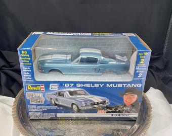 Vintage Revell 1967 Shelby Mustang GT 500 Metal Body Snap Kit - 1