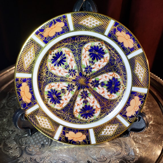 Antique - Retro Royal Crown Derby Old Imari - 1910 Rare - 6 Inch 