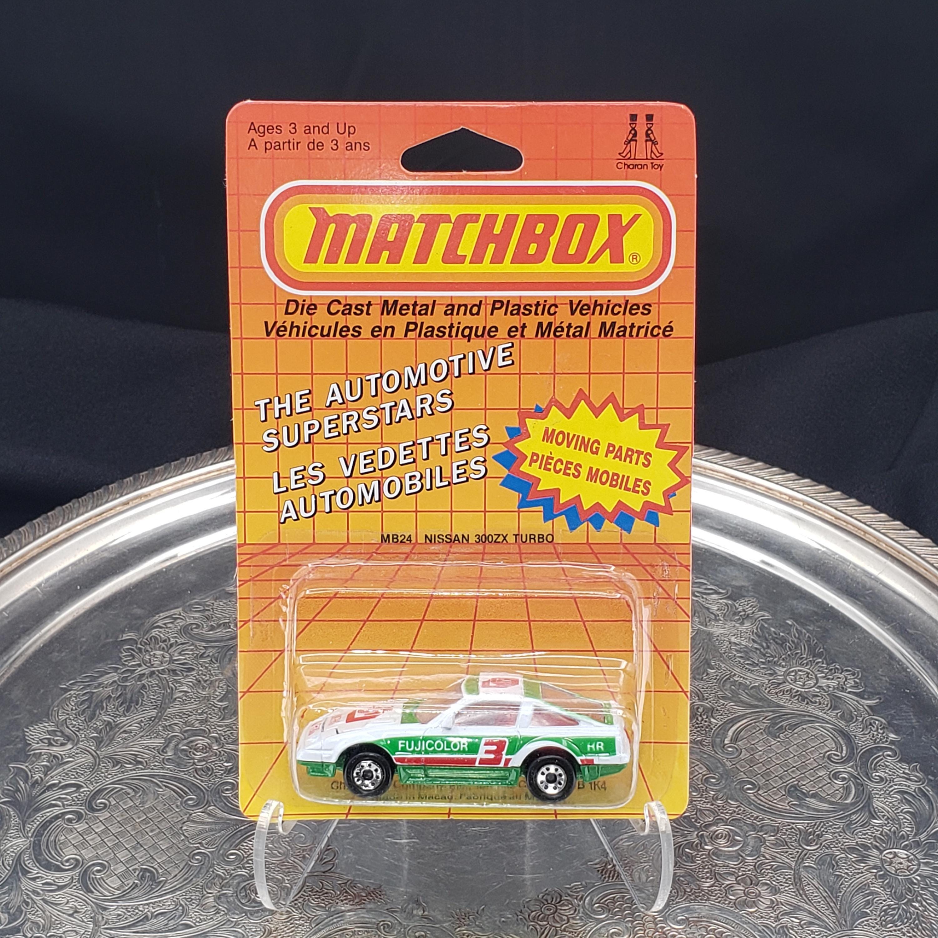 Matchbox Nissan 300ZX Turbo Toy Car: 1980s Green and White - Etsy