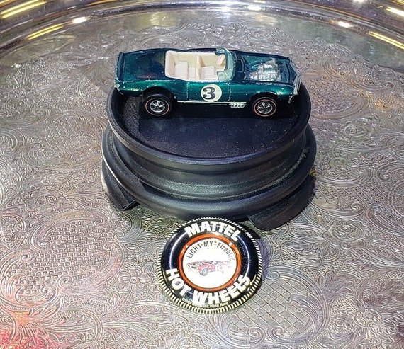 Vintage Mattel Hot Wheels Aqua Light My Firebird: Redline Diecast