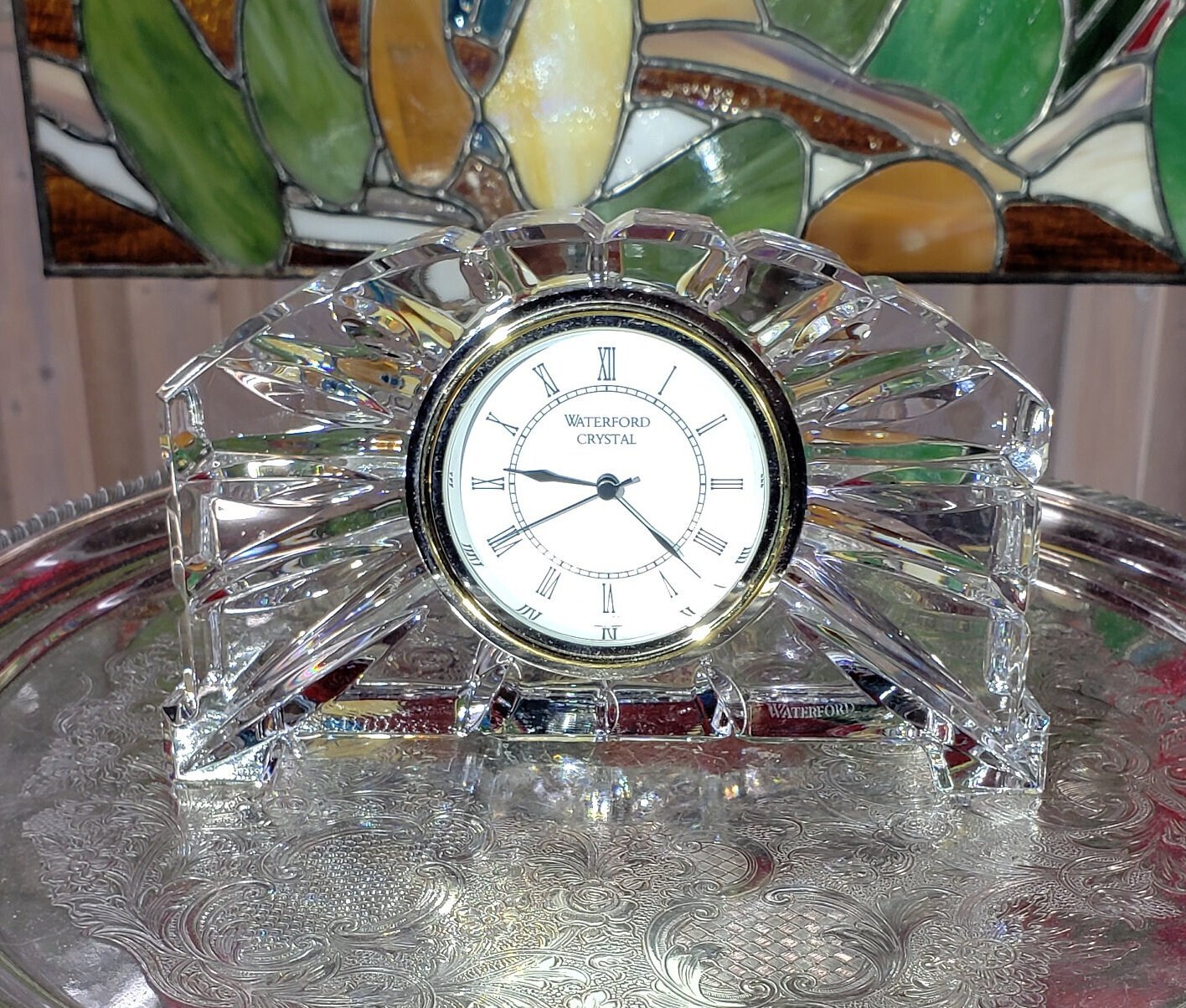 Vintage Waterford Crystal Mantel Clock Retro Clock Home Etsy Canada