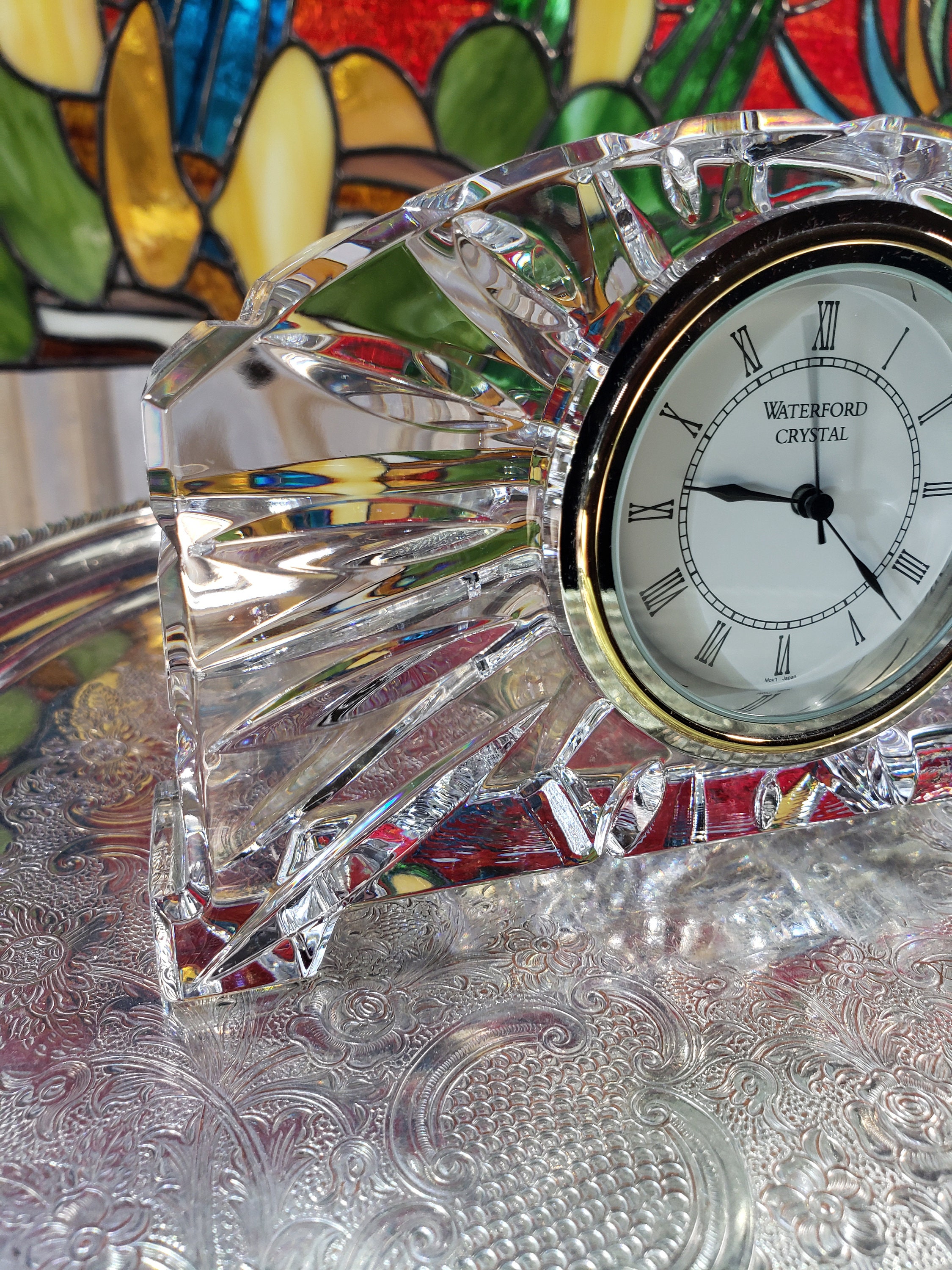 Vintage Waterford Crystal Mantel Clock Retro Clock Home Etsy Canada