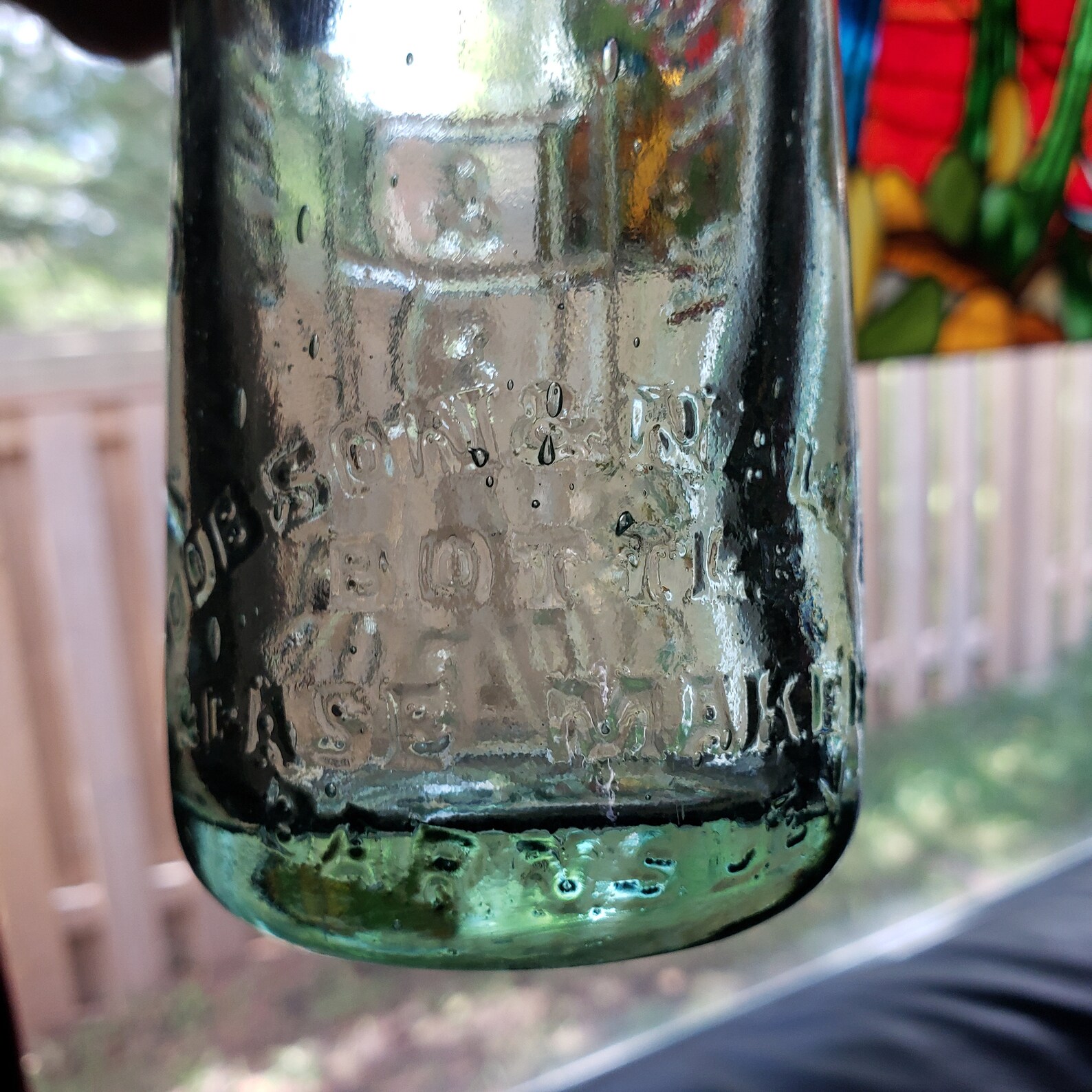 Antique R . Hurley & Sons Newport Bottle Green Fantastic Etsy