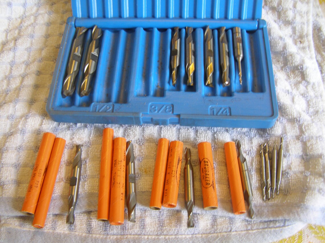 Set of end mill bits Etsy