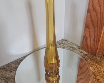 gold vintage swung vase