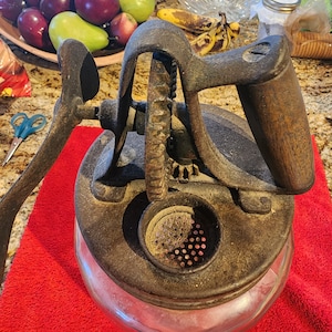 Vintage butter churn