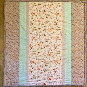 Woodland Animal Baby Quilt