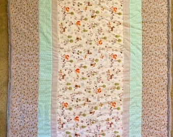 Woodland Animal Baby Quilt