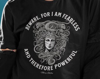 Medusa Shirt Greek Mythology Shirt Dark Academia Clothing Literary Shirt Literature Shirt Feminist Quote Shirt Greek Goddess Bookish Shirt