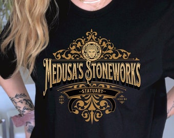 Mythology Shirt Poet Shirt Dark Academia Clothing Medusa Shirt Literary Shirt Literature Shirt Librarian Book Club Library T-Shirt