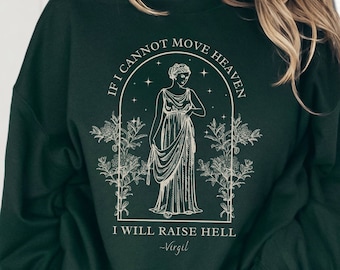 Hades and Persephone Sweatshirt Mythology Sweatshirt Bookish Sweatshirt Dark Academia Clothing Greek Mythology Mystical Crewneck Olympus