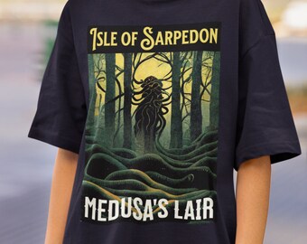 Medusa Shirt Vintage Poster Greek Mythology Shirt Poet Shirt Dark Academia Clothing Literary Shirt Literature Shirt Librarian Book Club Tee