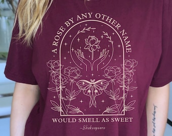Poet Shirt Shakespeare T Shirt Dark Academia Clothing Literary Shirt Literature Shirt Book Club Shirt Mystical Shirt Library T-Shirt