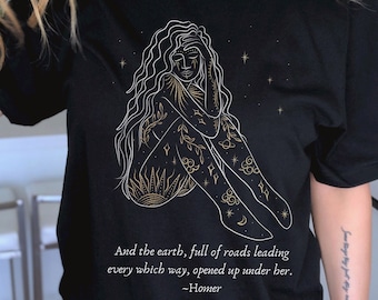 Hades und Persephone Mythologie Shirt Persephone Shirt Dichter Shirt Literarisches Shirt Dark Academia Kleidung griechische Mythologie Olymp