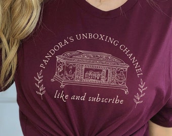 Mythology Shirt Pandoras Box Shirt Greek Mythology Poet Shirt Dark Academia Clothing Literary Shirt Literature Shirt Book Club T-Shirt