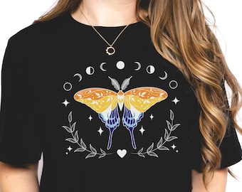 AroAce Camisa Polilla Camisa Aromática Camisa Asexual Camisa AroAce Orgullo Sutil AroAce Orgullo Asexual Orgullo Queer Camisa LGBTQ Orgullo Camisa