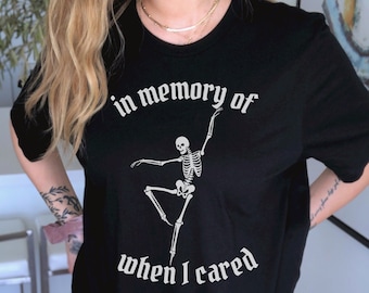 Skelettskjorta Goth-skjorta Rolig Goth-skjorta Pastell Goth-skjorta Köpcentrum Goth-kläder Goth-flicka T-shirt Emo-skjorta Dansande skelett Goth-kläder
