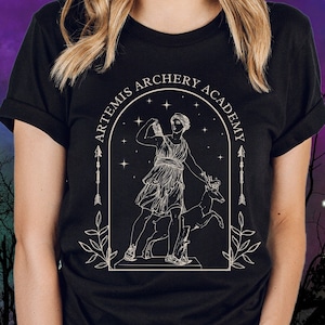 Mythology Shirt Poet Shirt Dark Academia Clothing Artemis Shirt Greek Mythology Literary Shirt Literature Shirt Librarian Book Club T-Shirt