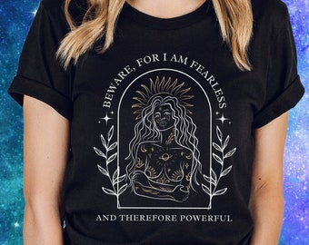 Literature Shirt Poet Shirt Dark Academia Clothing Bookish Shirt Literary Shirt Celestial Shirt Sapphic Shirt Feminist Quote Shirt