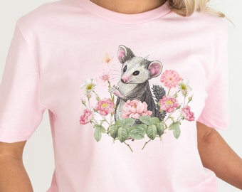 Possum Shirt Opossum Shirt Cottagecore Shirt Cottage Core Shirt Possum Gift Possum Gifts Opossum Gift Coquette Clothing