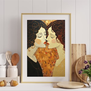 Sapphic Art Lesbian Art Sapphic Art Print Sapphic Queer Art Lesbian Art Print Queer Art Print WLW Art Lesbian Wall Art Subtle Pride Art